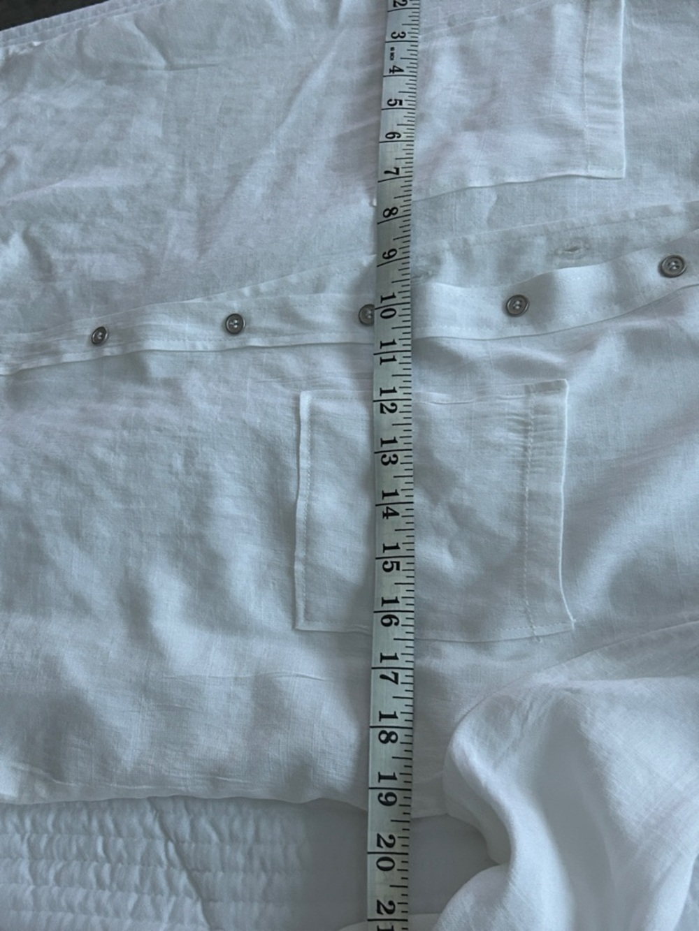 Love Tree White Lightweight Button-Up Shirt - Picture 9 of 11